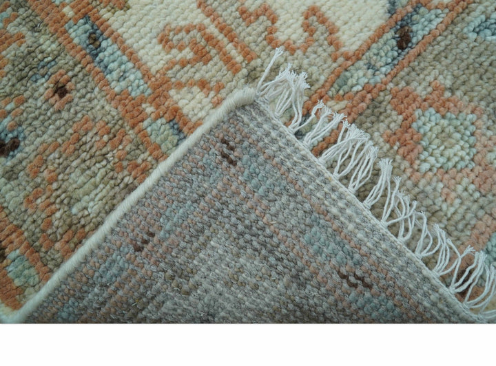 Traditional Turkish Design Beige 4x6 Hand knotted Wool Area Rug - The Rug Decor