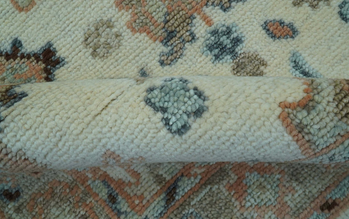 Traditional Turkish Design Beige 4x6 Hand knotted Wool Area Rug - The Rug Decor