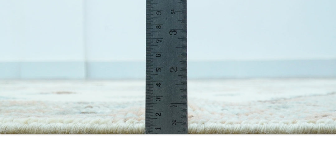 Traditional Turkish Design Beige 4x6 Hand knotted Wool Area Rug - The Rug Decor