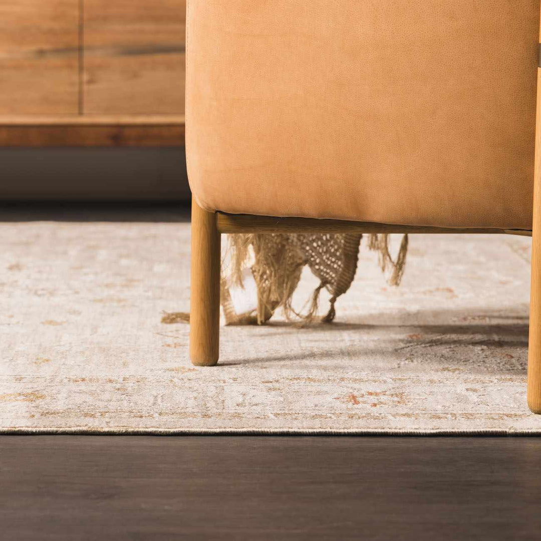 Traditional Turkish Design Beige And Rust Rug - The Rug Decor