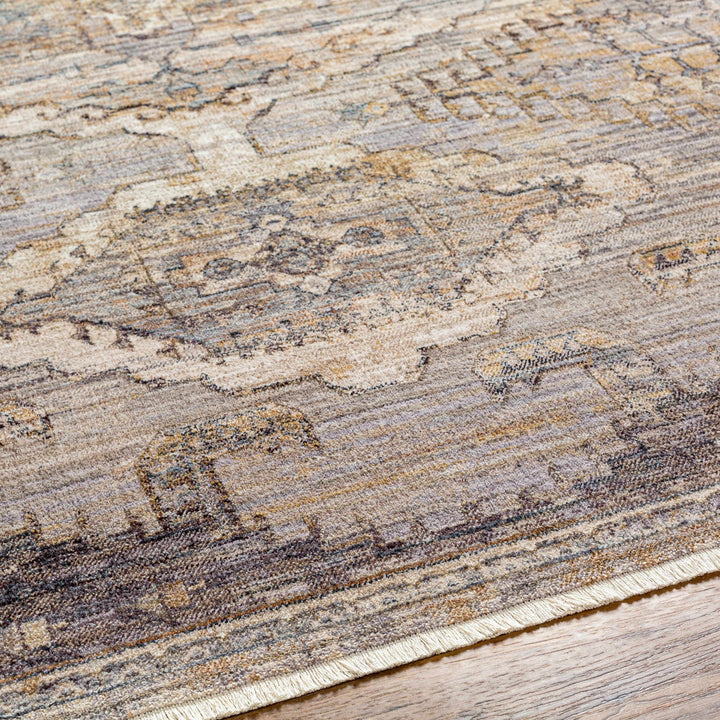 Traditional Turkish Design Beige Machine Woven Rug - The Rug Decor