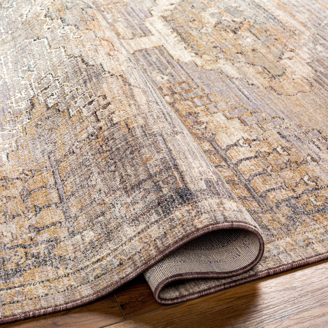 Traditional Turkish Design Beige Machine Woven Rug - The Rug Decor