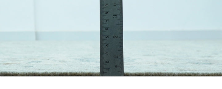 Traditional Turkish Design Blue And Beige 10x14 Hand Knotted Wool Area Rug - The Rug Decor