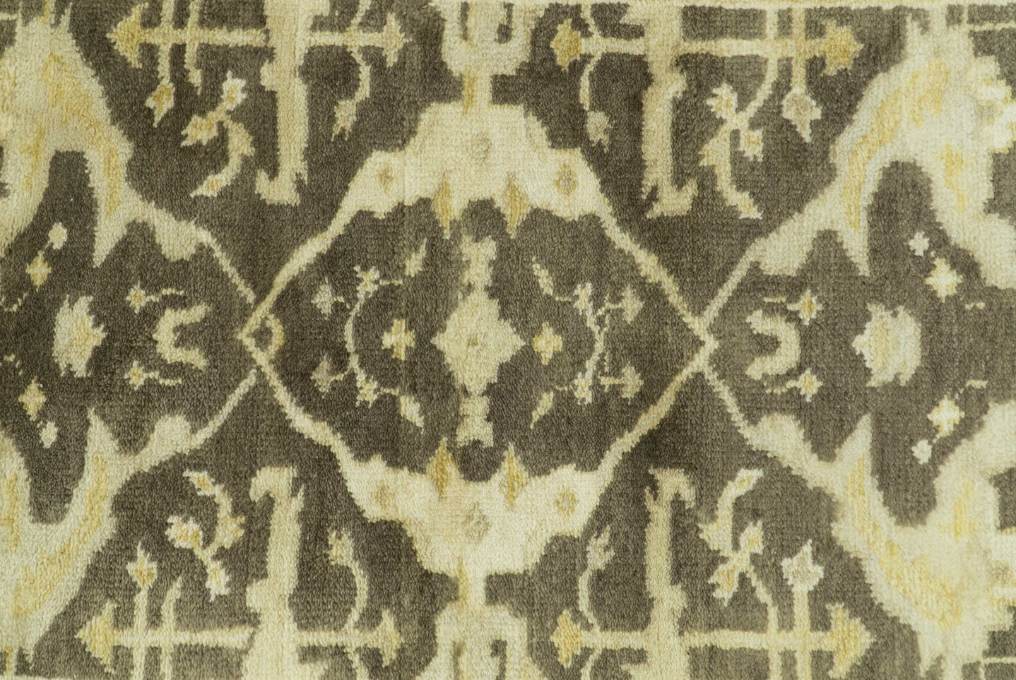 Traditional Turkish Oushak Design Beige And Brown 3x5 Hand Knotted Wool Area Rug - The Rug Decor