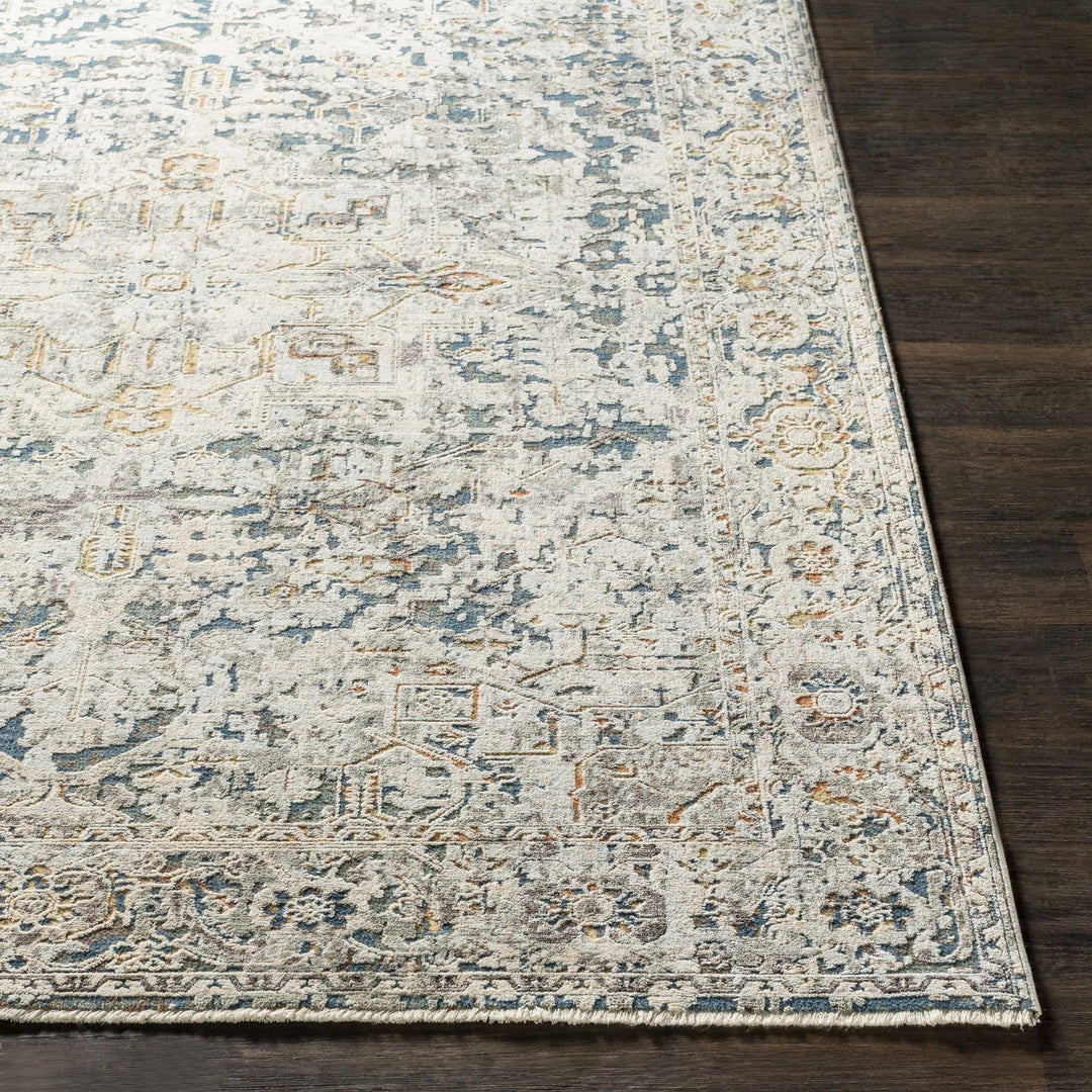 Transitional Design Ivory Machine Woven Rug - The Rug Decor