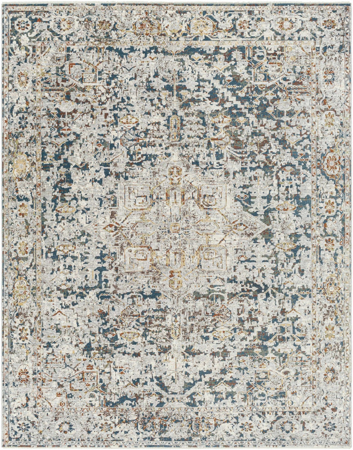 Transitional Design Ivory Machine Woven Rug - The Rug Decor