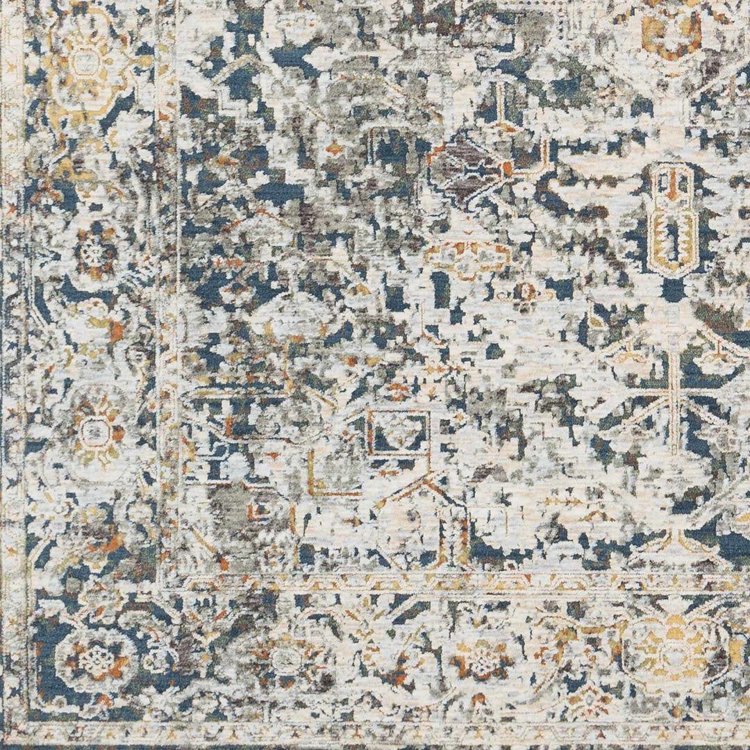 Transitional Design Ivory Machine Woven Rug - The Rug Decor