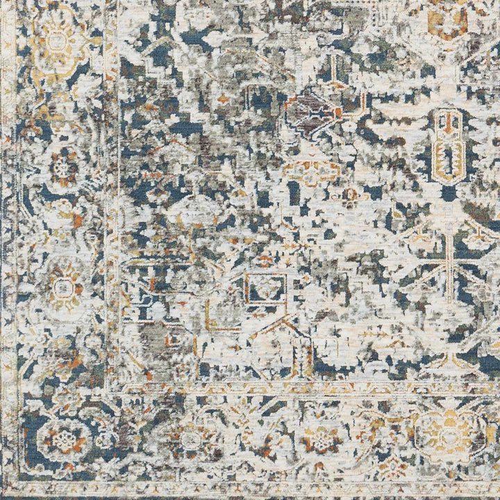 Transitional Design Ivory Machine Woven Rug - The Rug Decor