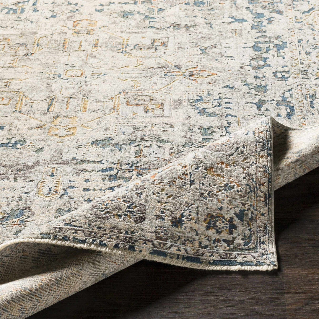 Ivory Machine Transitional Design Ivory Machine Woven Rug – The Rug Decor
