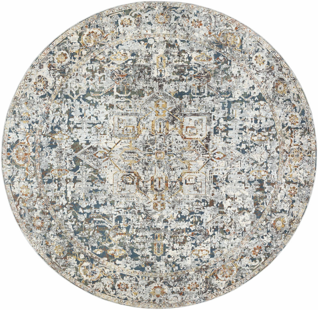 Transitional Design Ivory Machine Woven Rug - The Rug Decor