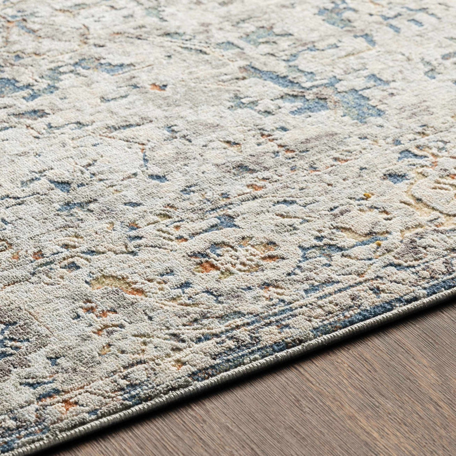 Transitional Design Ivory Machine Woven Rug - The Rug Decor