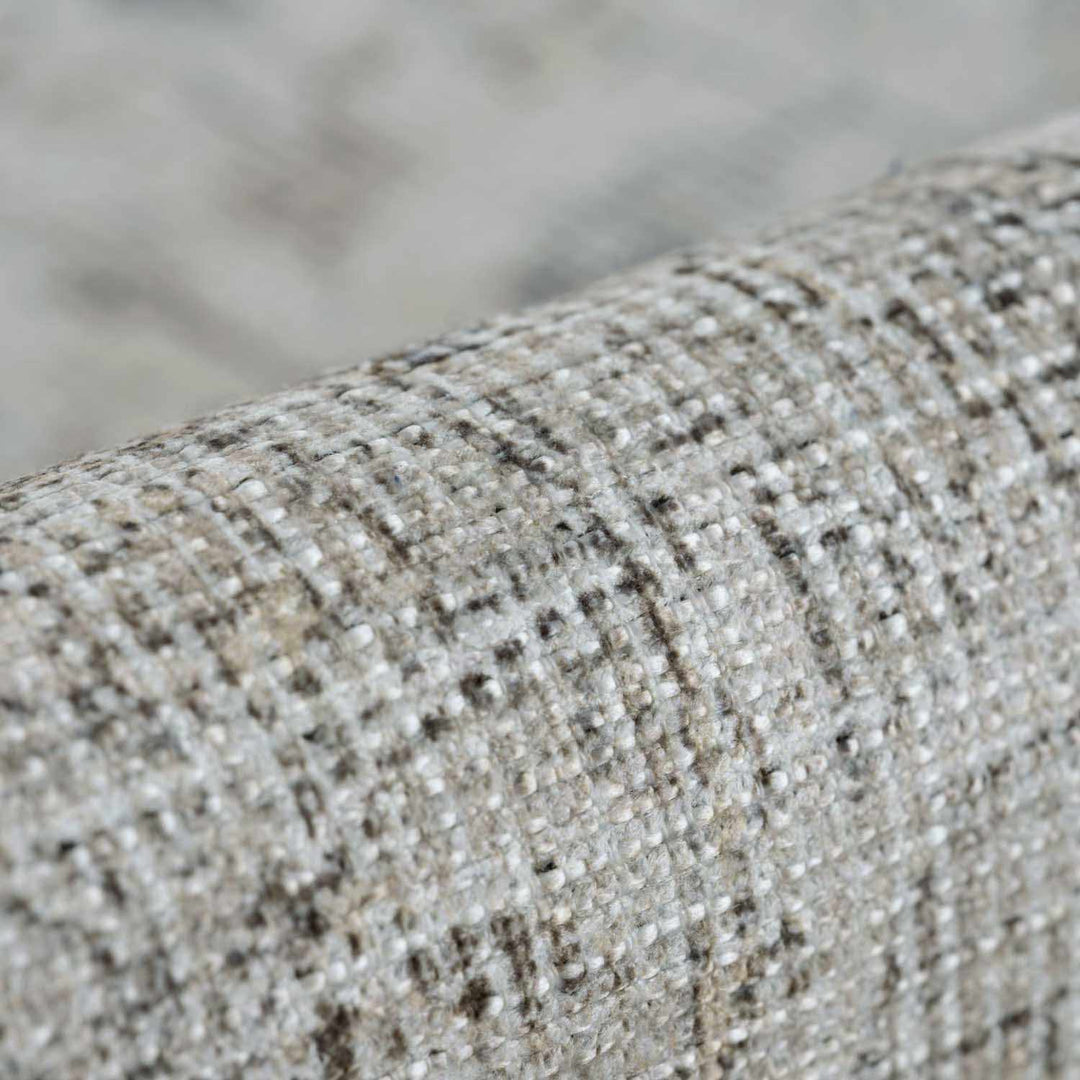 Transitional distressed Style Gray Washable Rug - The Rug Decor