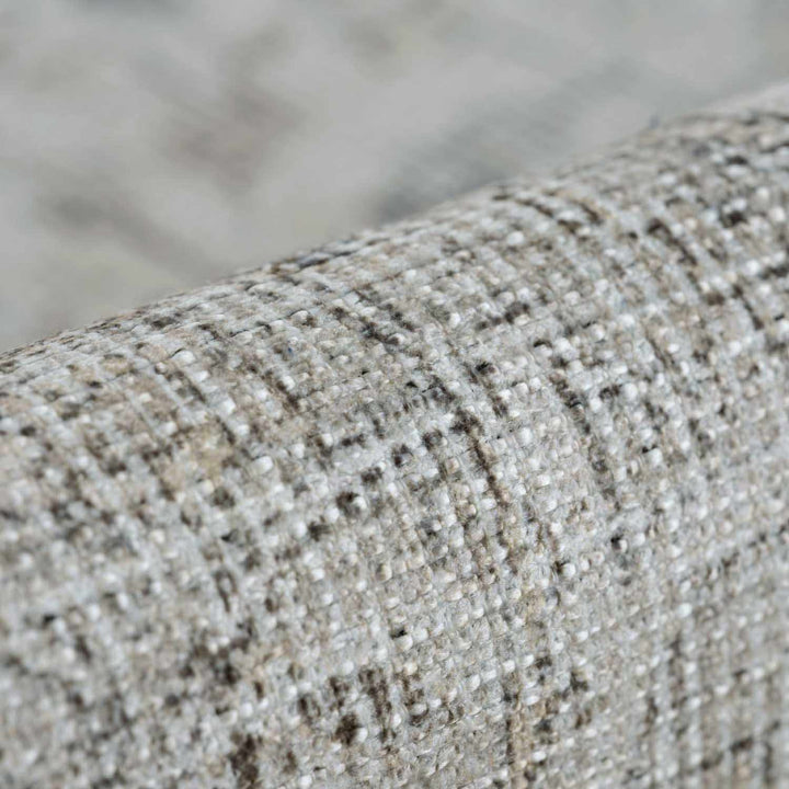 Transitional distressed Style Gray Washable Rug - The Rug Decor