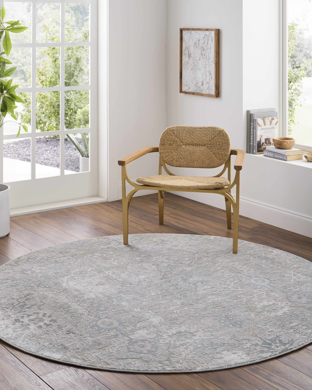 Transitional Gray And Beige Contemporary Area Rug - The Rug Decor