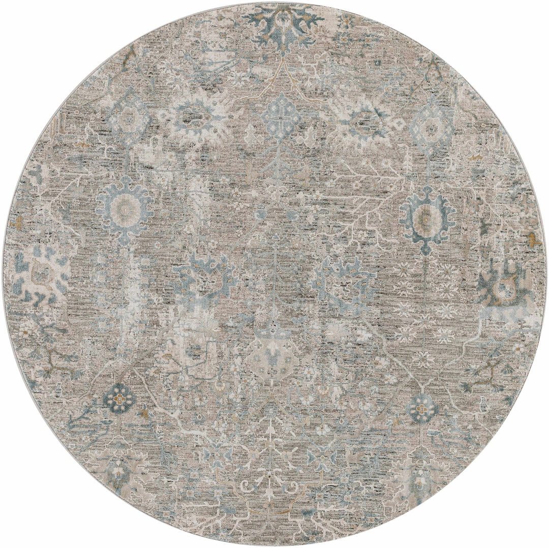 Transitional Gray And Beige Contemporary Area Rug - The Rug Decor
