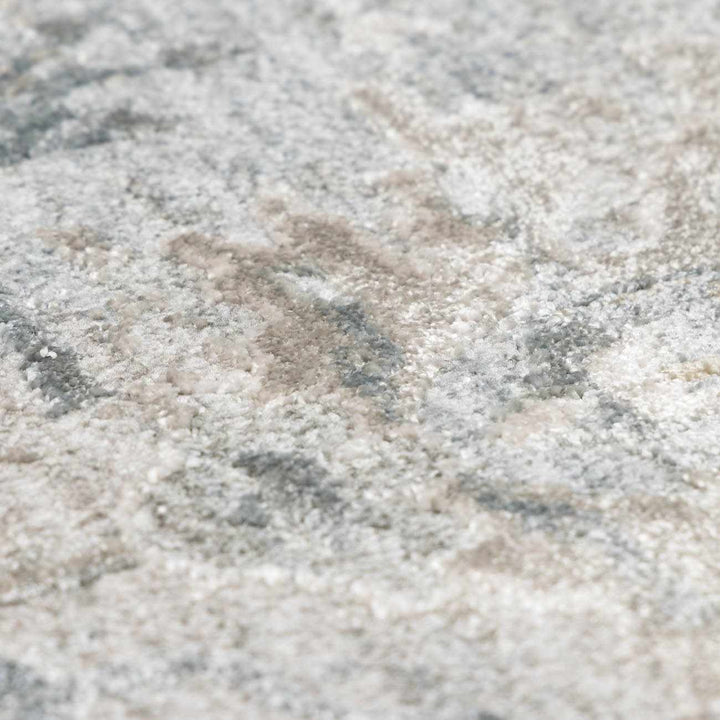 Transitional Gray And Beige Contemporary Area Rug - The Rug Decor