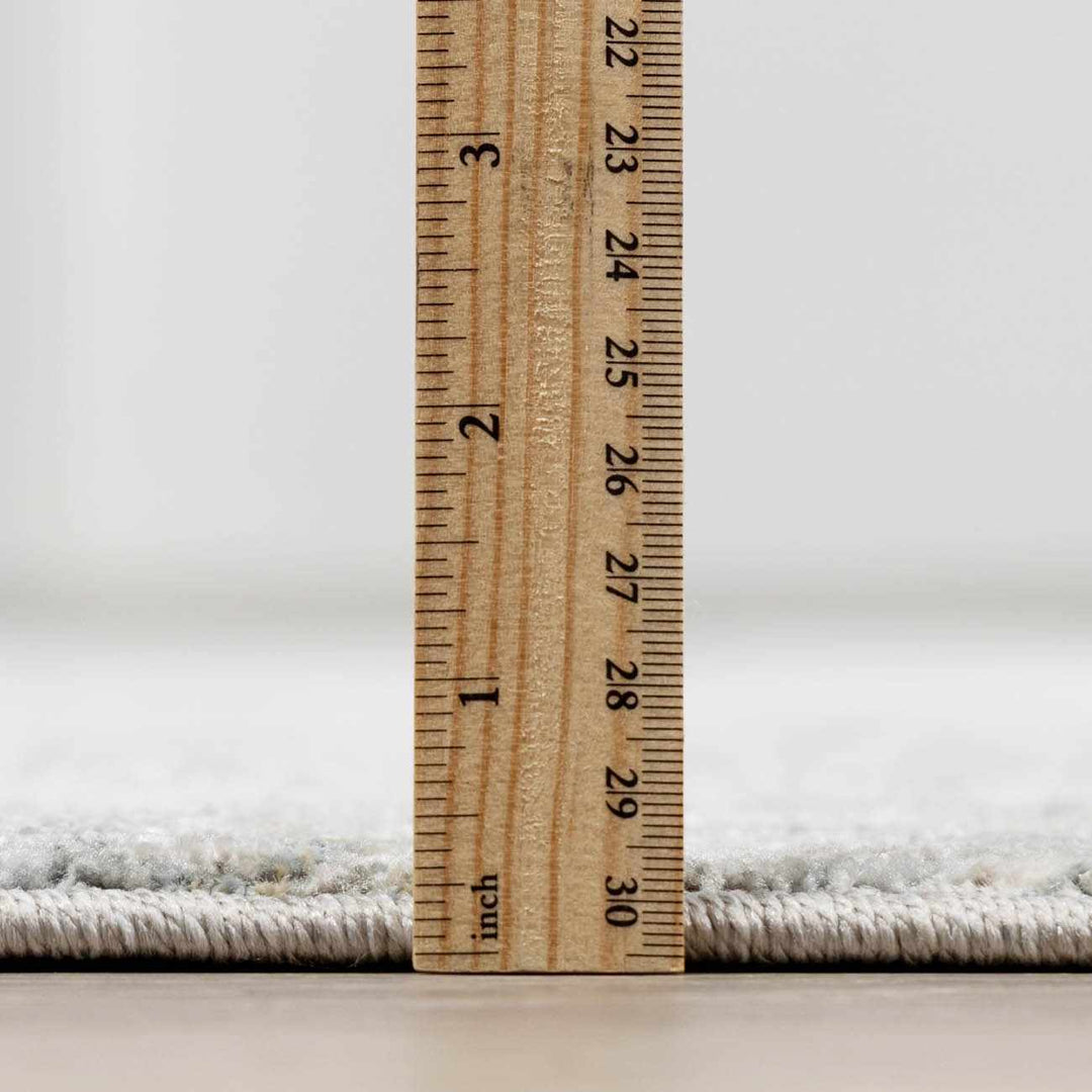 Transitional Gray And Beige Contemporary Area Rug - The Rug Decor