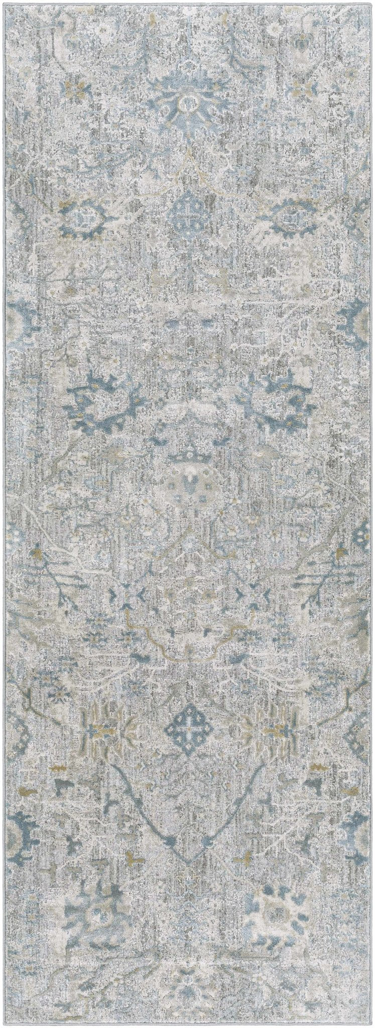 Transitional Gray And Beige Contemporary Area Rug - The Rug Decor