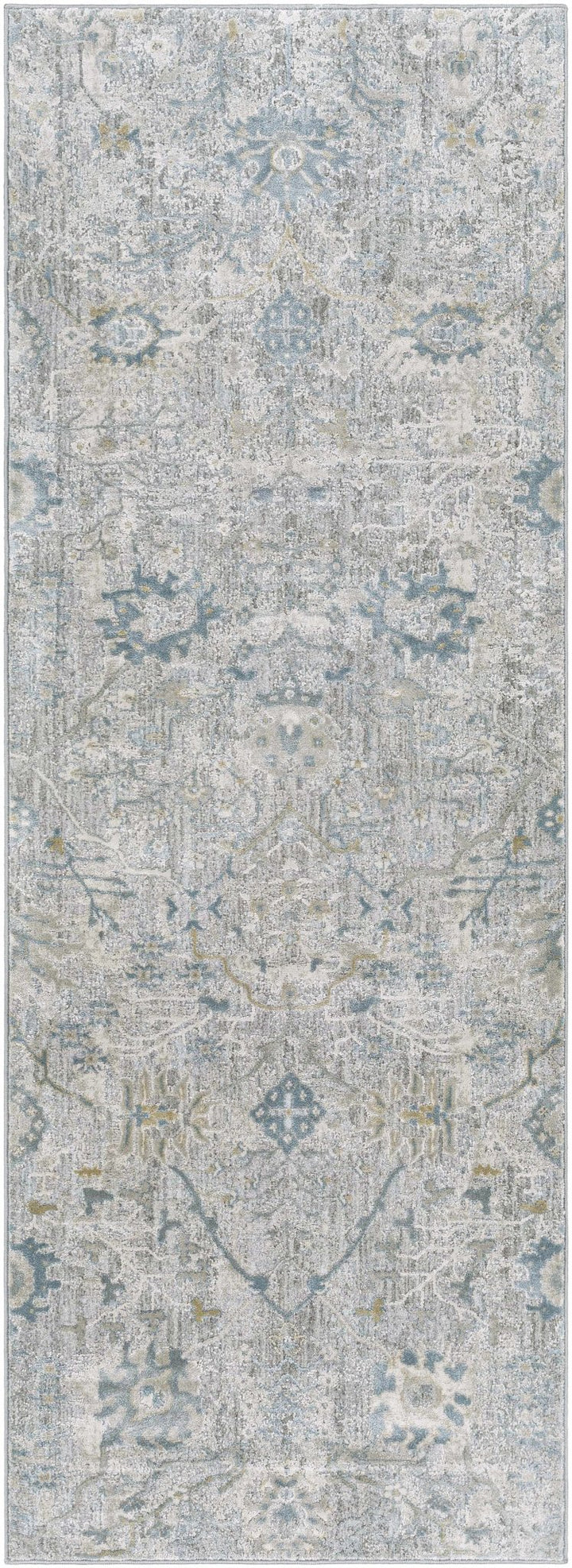 Transitional Gray And Beige Contemporary Area Rug - The Rug Decor