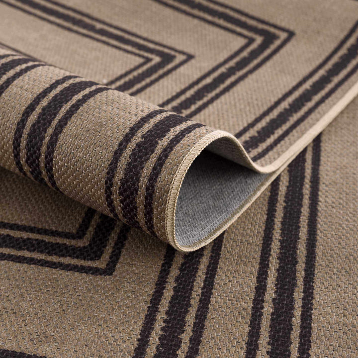 Transitional Style Brown Washable Jutely Rug - The Rug Decor