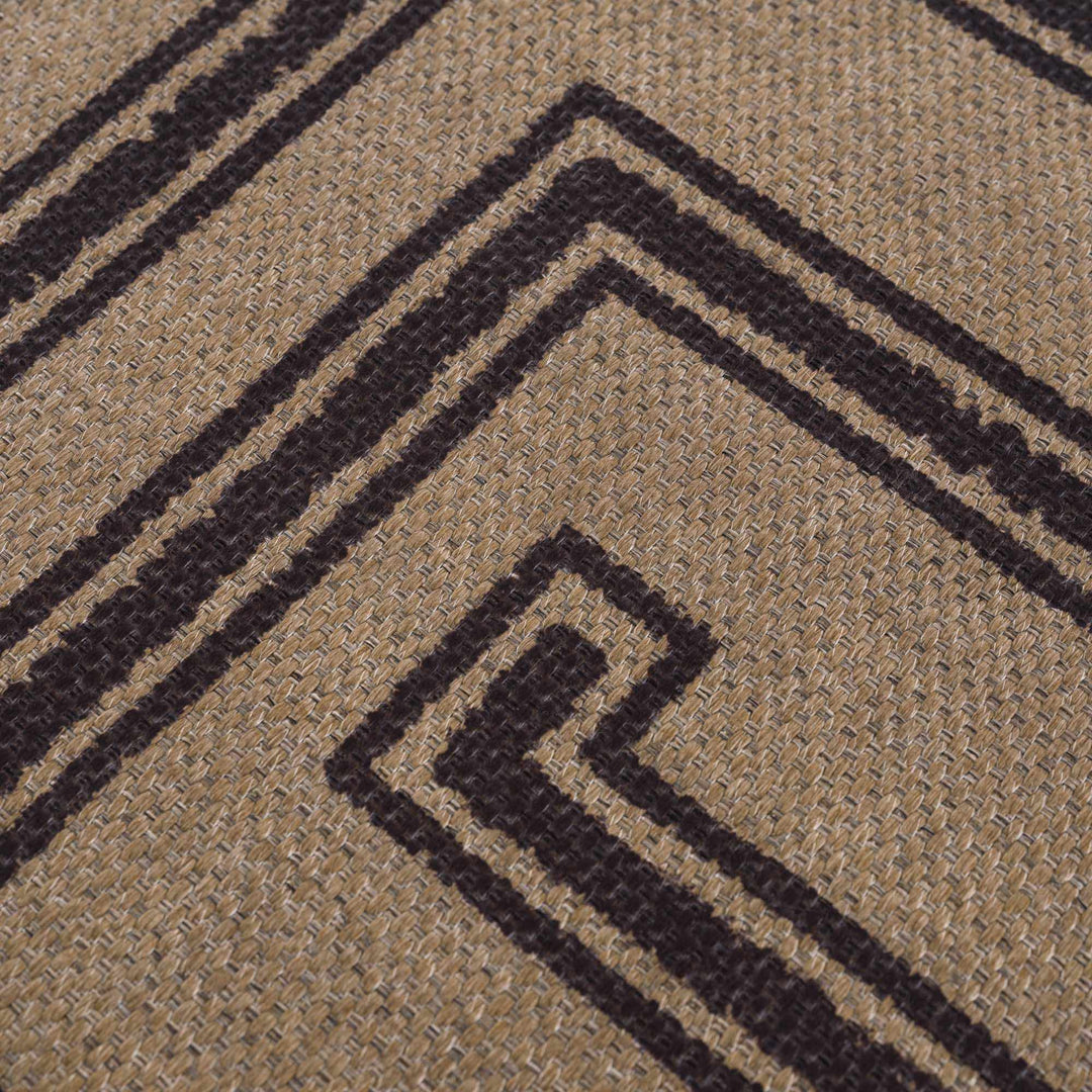 Transitional Style Brown Washable Jutely Rug - The Rug Decor