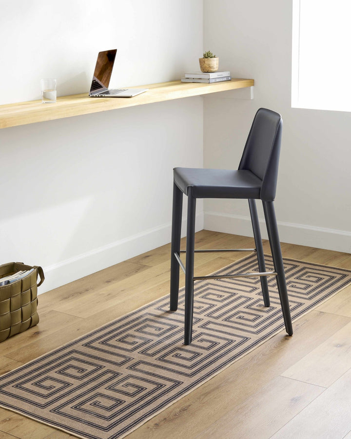 Transitional Style Brown Washable Jutely Rug - The Rug Decor