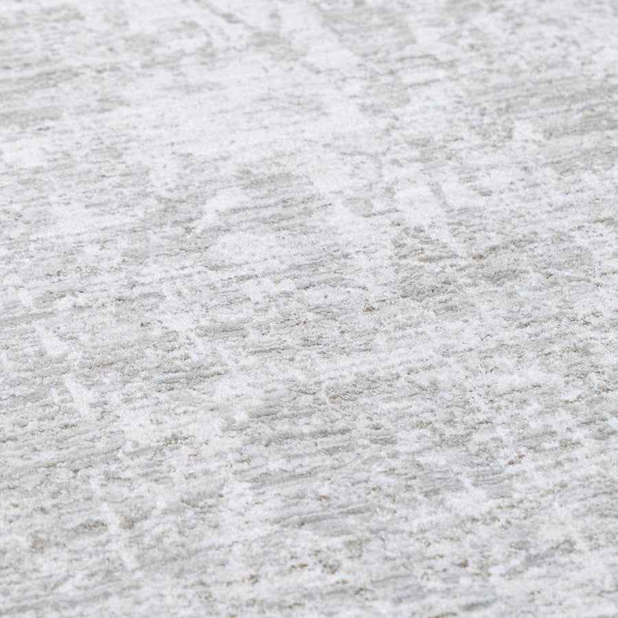 Transitional Style Gray Machine Woven Rug - The Rug Decor