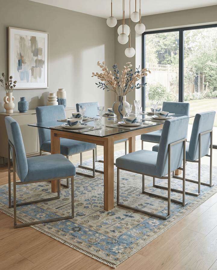 Tree of life Beige and Blue Traditional Hand Knotted Multi Size Wool Area Rug - The Rug Decor