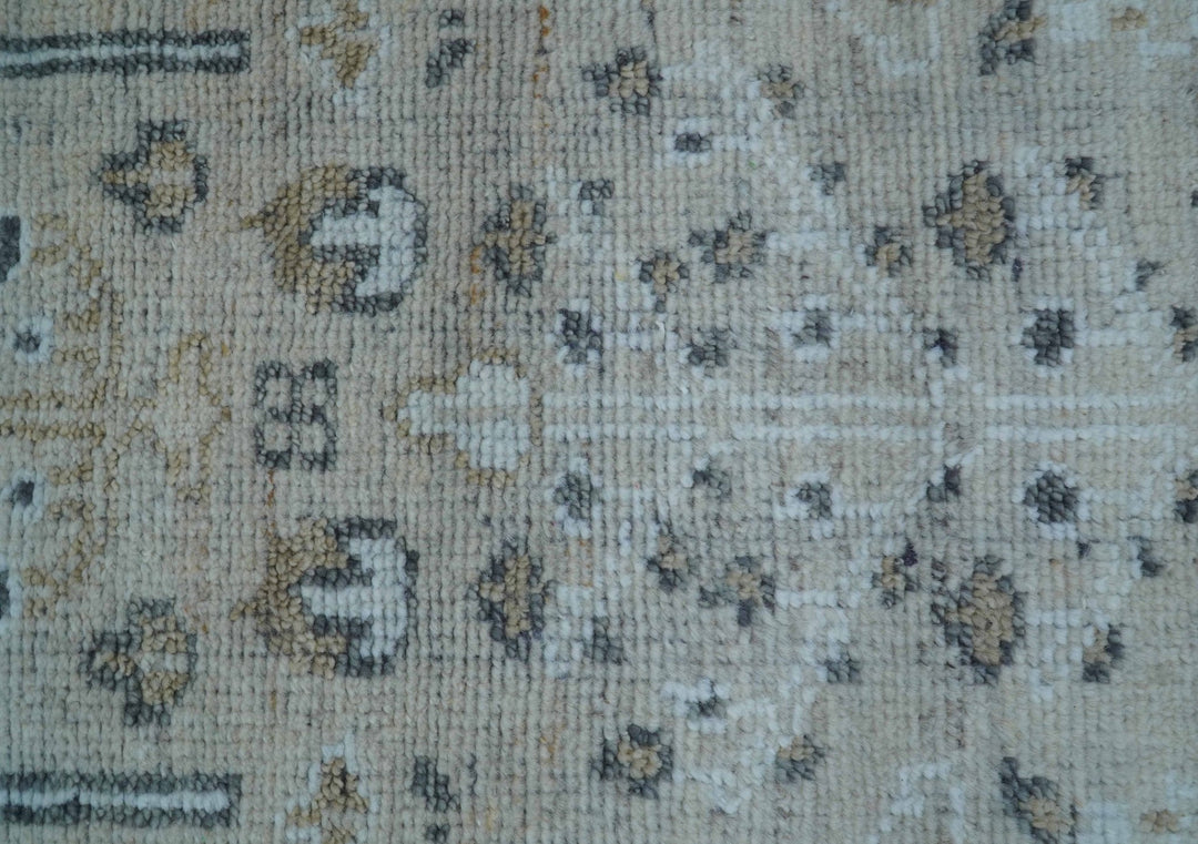 Tree of life Beige Traditional Style Hand knotted 4x6 Wool Area Rug - The Rug Decor