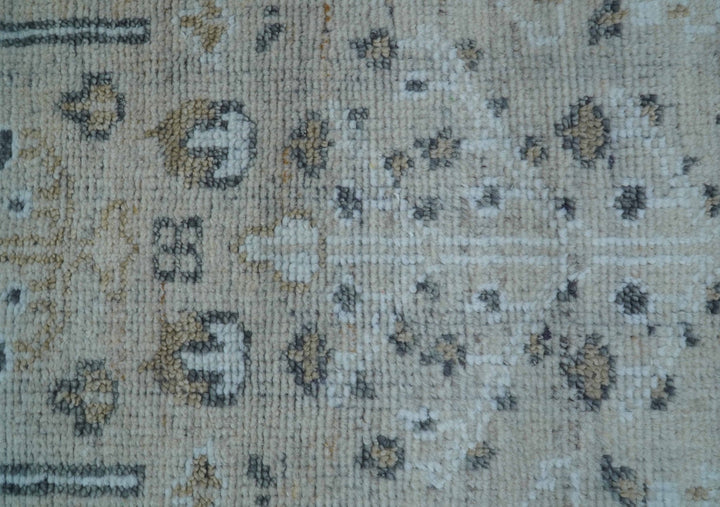 Tree of life Beige Traditional Style Hand knotted 4x6 Wool Area Rug - The Rug Decor