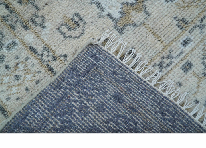 Tree of life Beige Traditional Style Hand knotted 4x6 Wool Area Rug - The Rug Decor