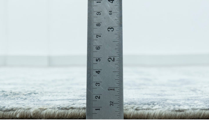 Tree of Life Silver And Gray 6x9 Hand Knotted Bamboo Silk Area Rug - The Rug Decor