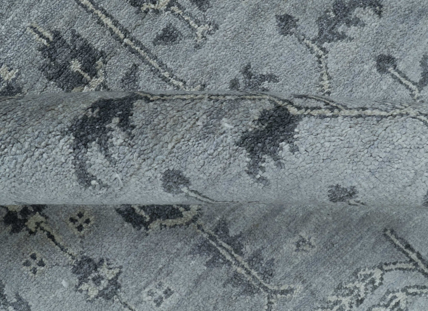 Tree of Life Silver And Gray 6x9 Hand Knotted Bamboo Silk Area Rug - The Rug Decor