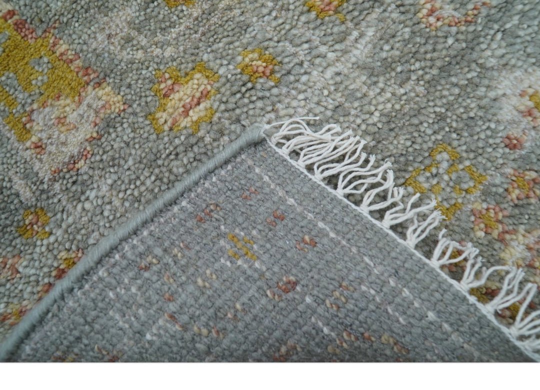 Tree of life Traditional Gray Hand Knotted 2X3 Wool Rug - The Rug Decor