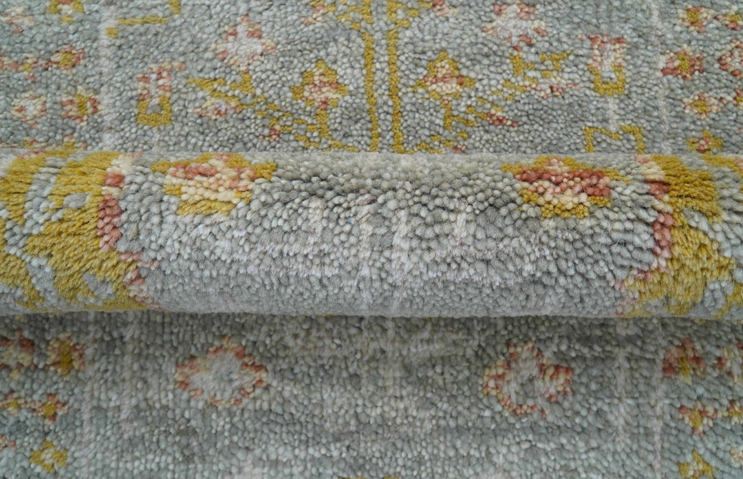 Tree of life Traditional Gray Hand Knotted 2X3 Wool Rug - The Rug Decor