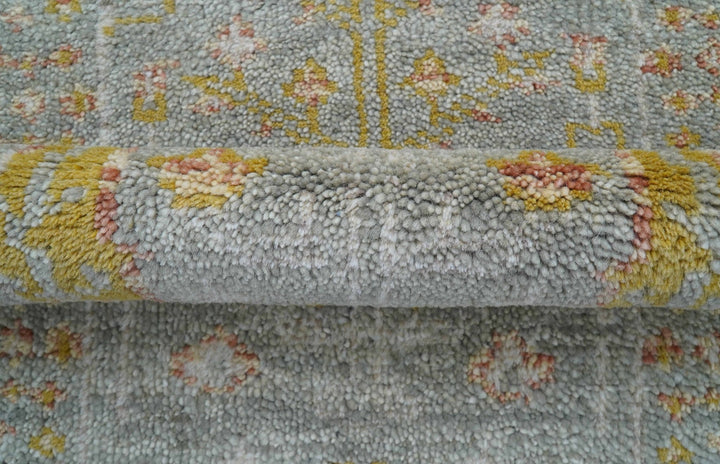 Tree of life Traditional Gray Hand Knotted 2X3 Wool Rug - The Rug Decor