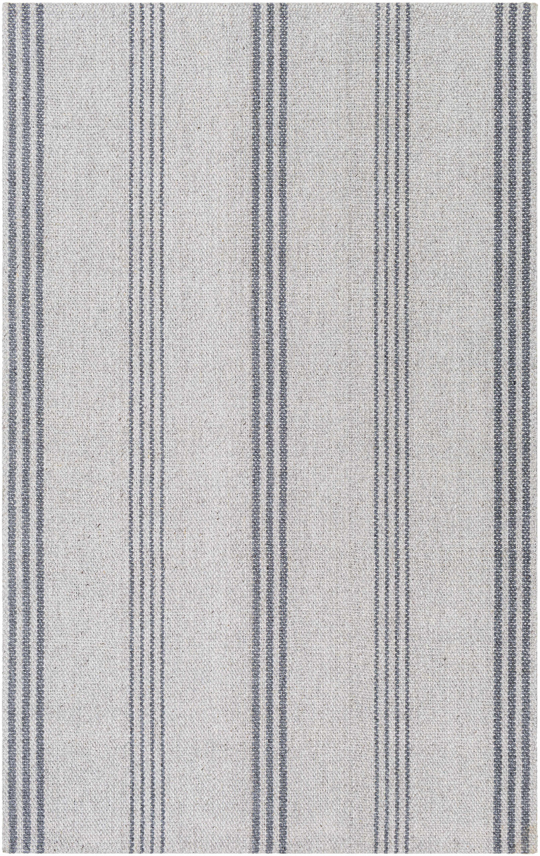 Treichlers Gray Modern Stripes Design Hand Woven Area Rug
