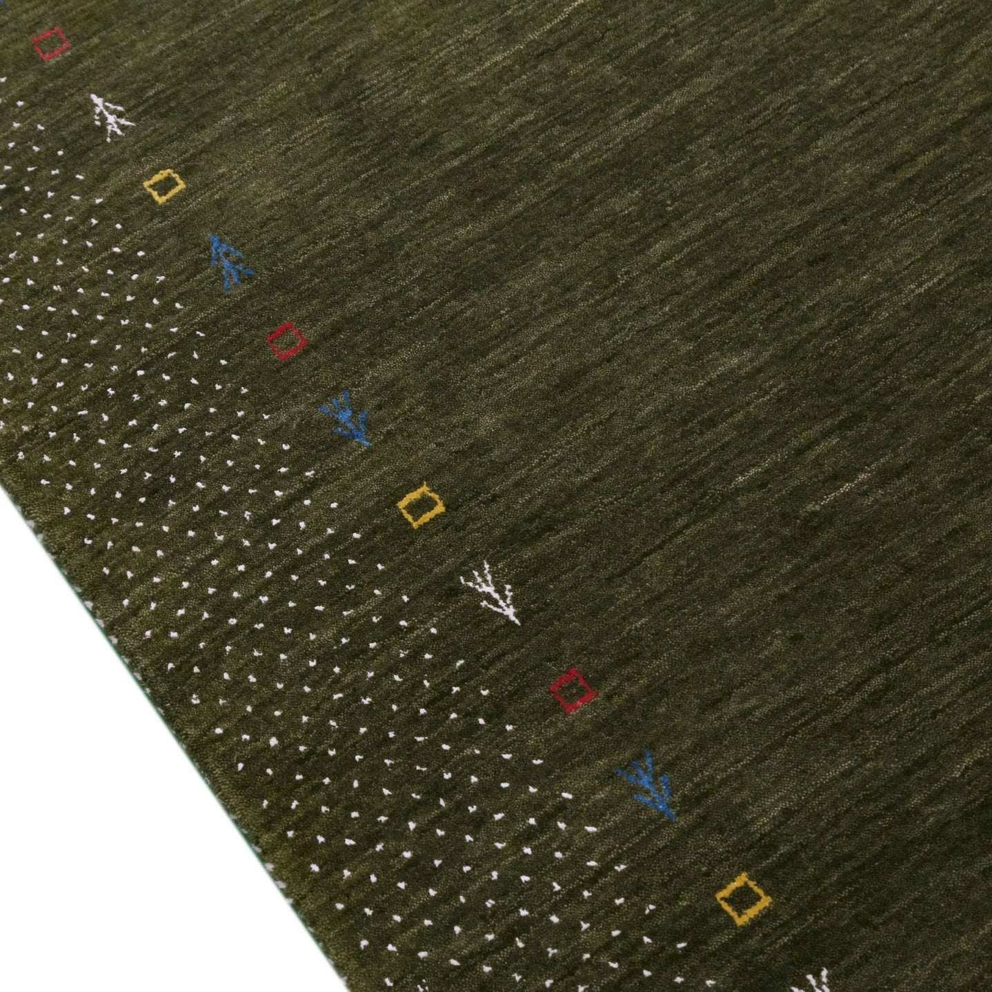 Tribal Border Design Hand Loomed Wool Area Rug - The Rug Decor