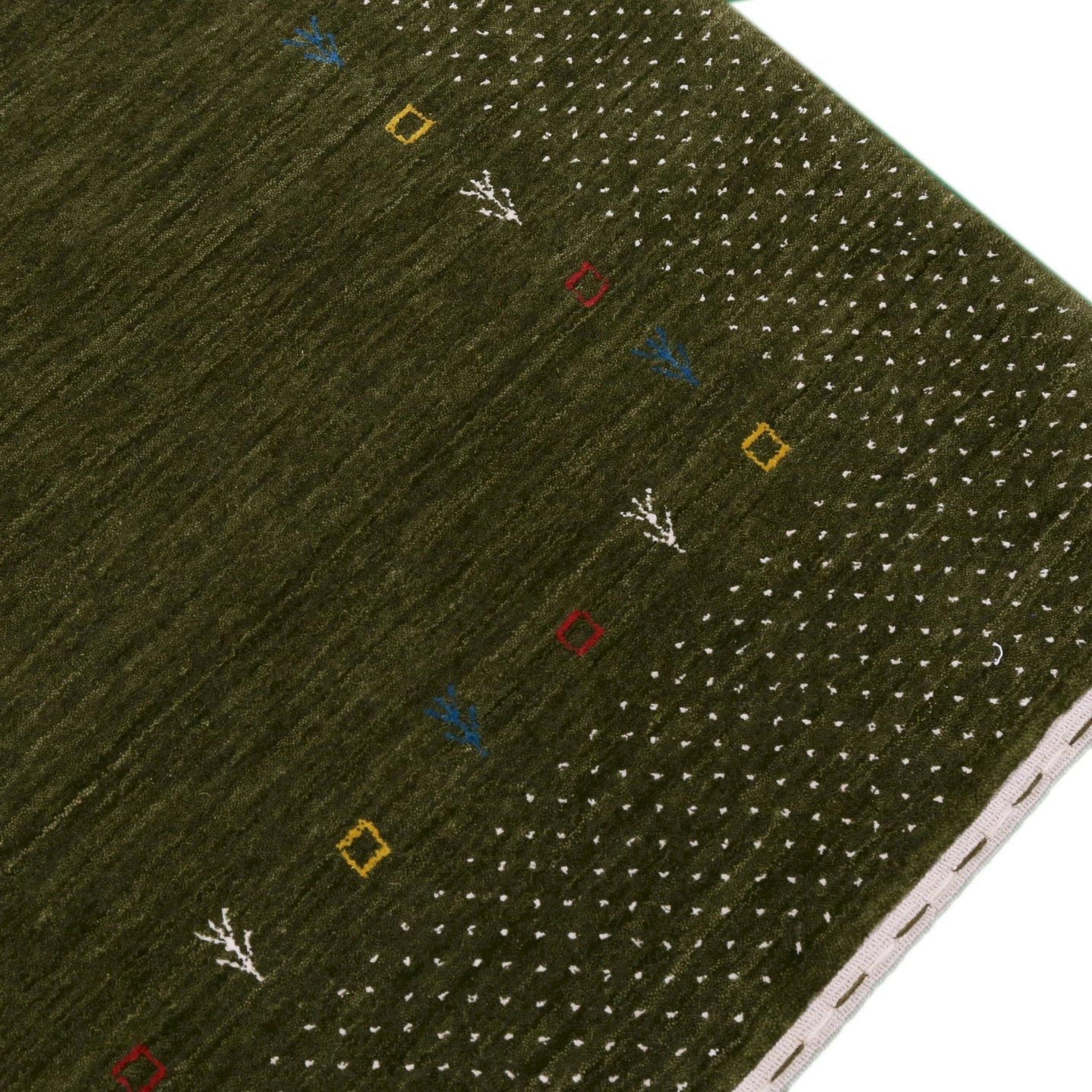 Tribal Border Design Hand Loomed Wool Area Rug - The Rug Decor