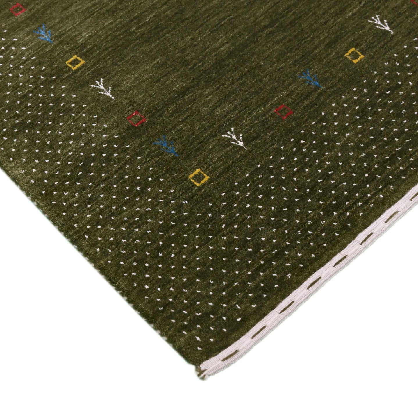 Tribal Border Design Hand Loomed Wool Area Rug - The Rug Decor