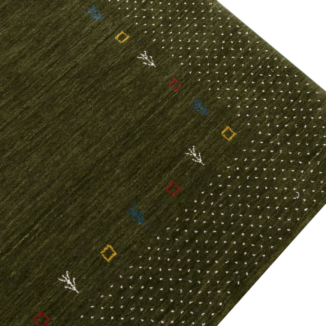 Tribal Border Design Hand Loomed Wool Area Rug - The Rug Decor