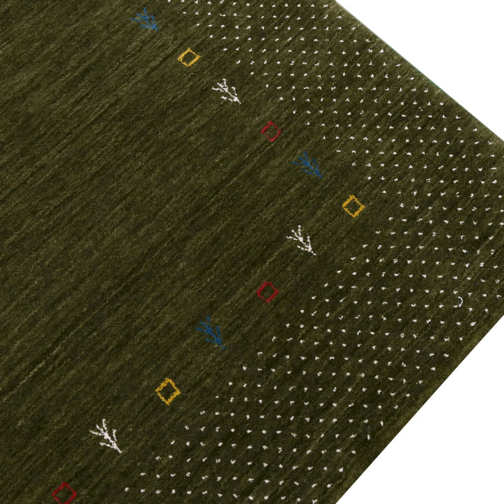 Tribal Border Design Hand Loomed Wool Area Rug - The Rug Decor