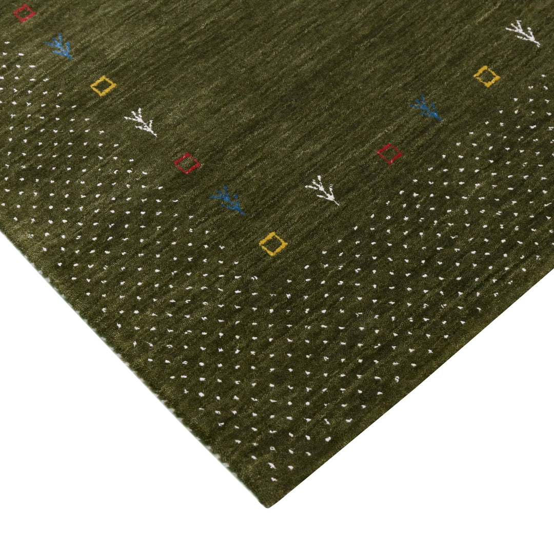 Tribal Border Design Hand Loomed Wool Area Rug - The Rug Decor