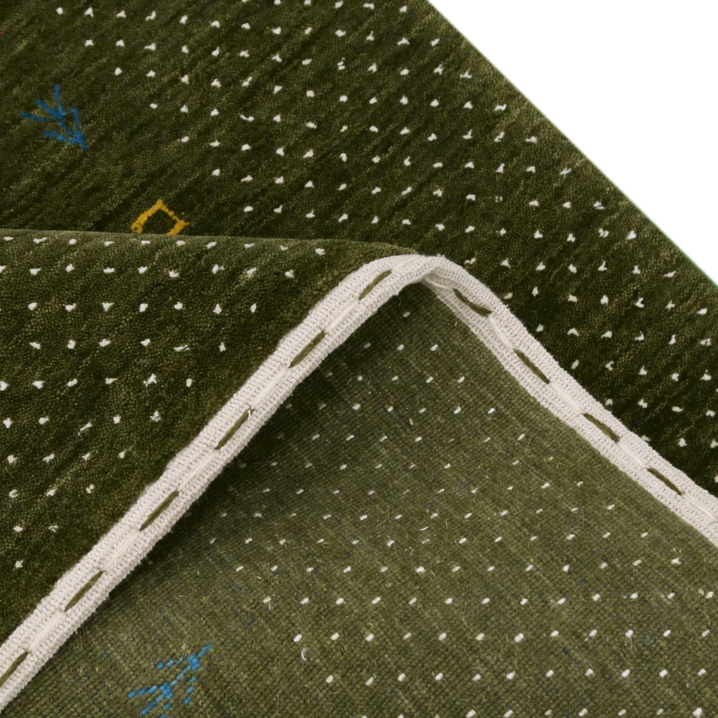 Tribal Border Design Hand Loomed Wool Area Rug - The Rug Decor