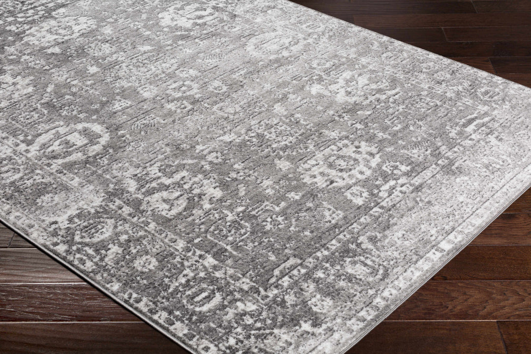 Tripp Gray Traditional Style Area Rug
