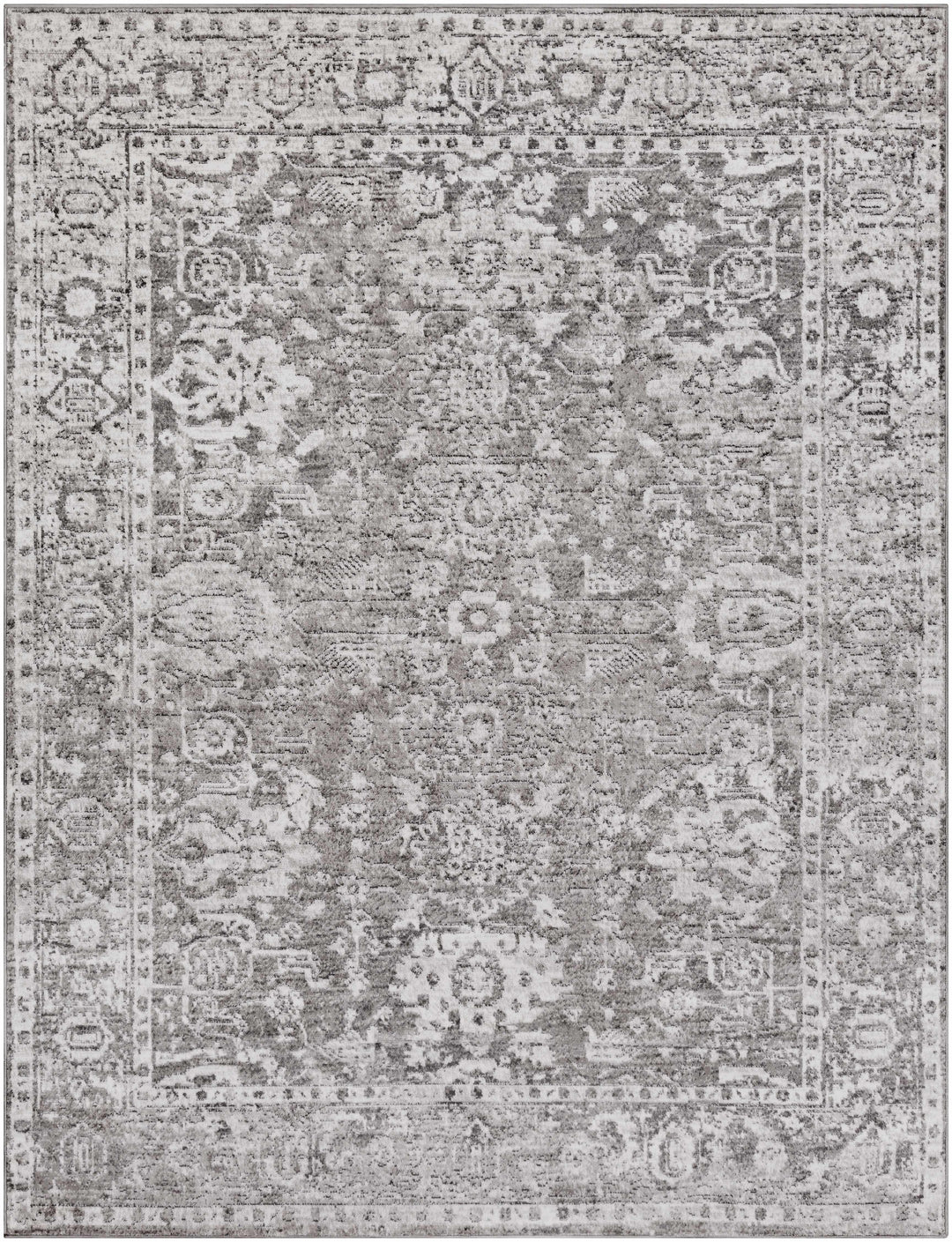 Tripp Gray Traditional Style Area Rug