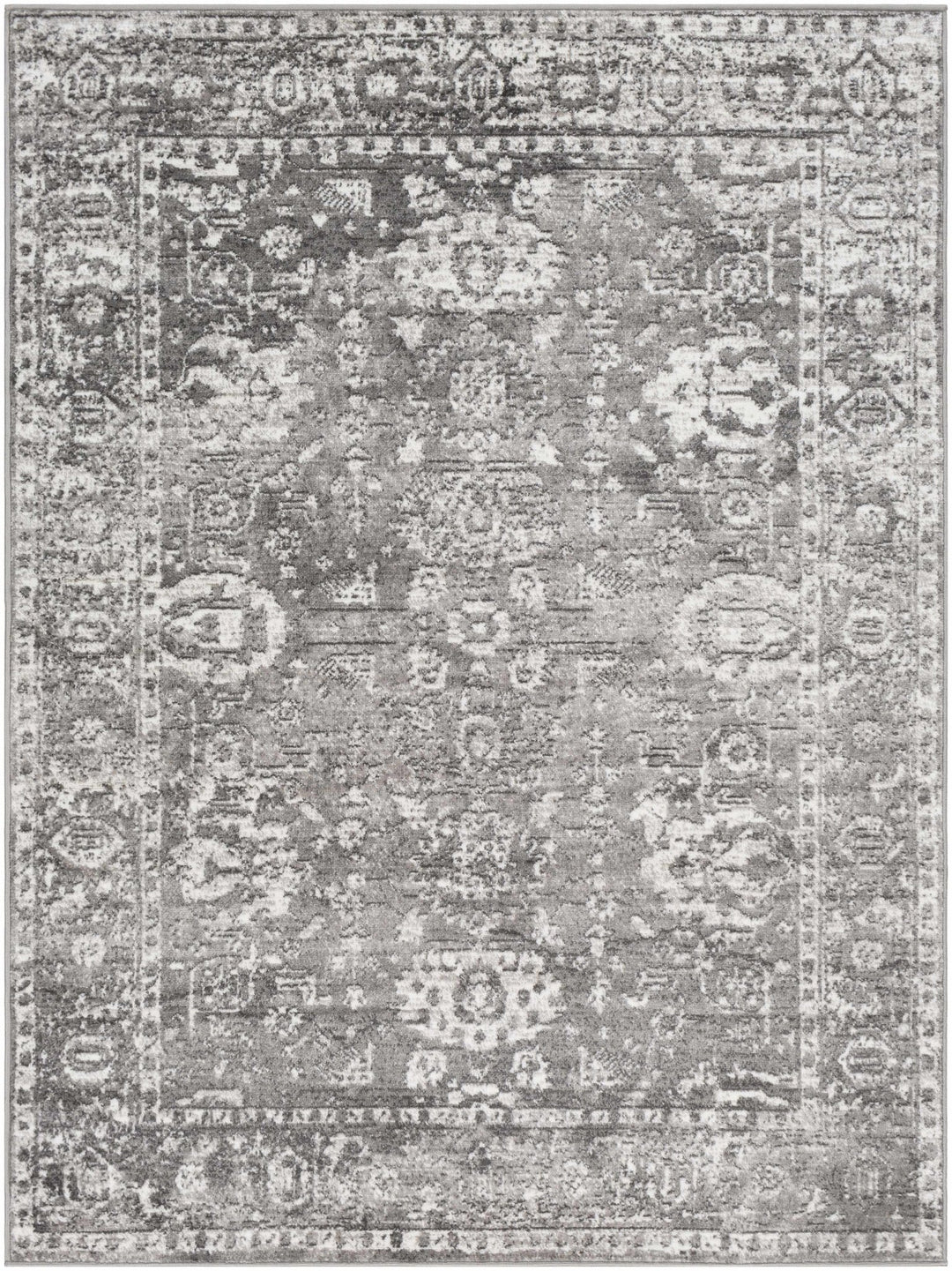 Tripp Gray Traditional Style Area Rug - The Rug Decor