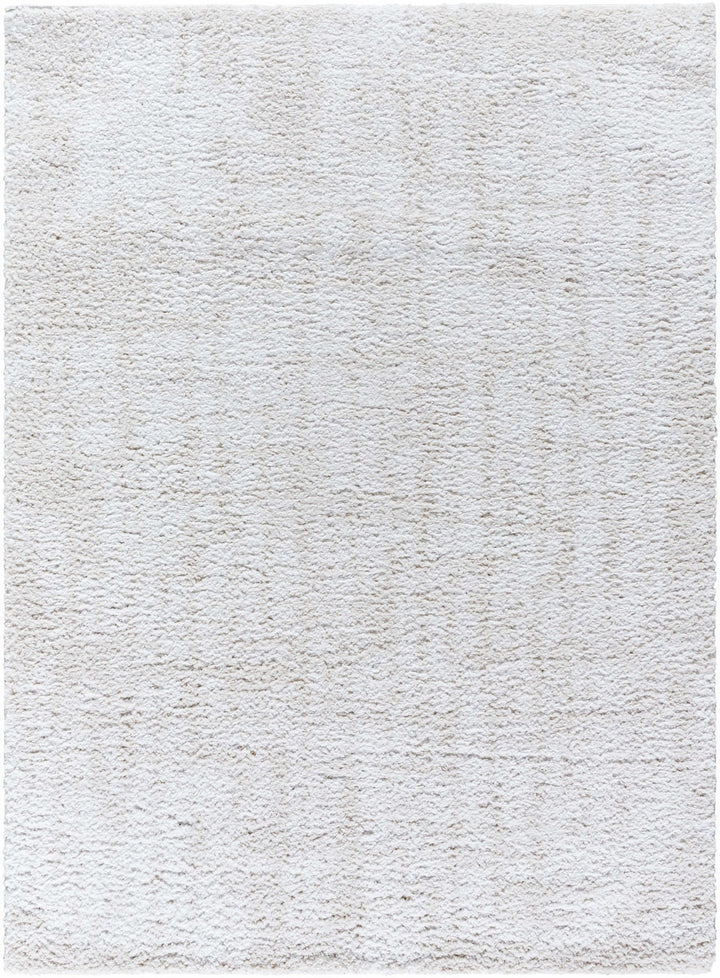 Troya Contemporary Solid Ivory And Gray Rug - The Rug Decor