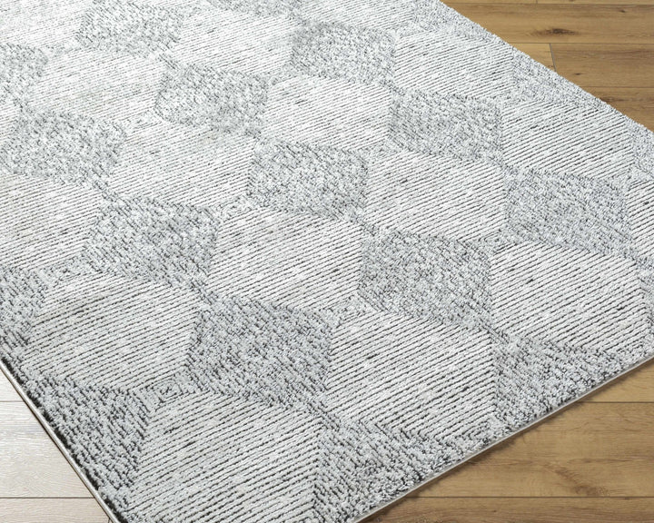 Truda Modern Geometrical Pattern Ivory Rug - The Rug Decor