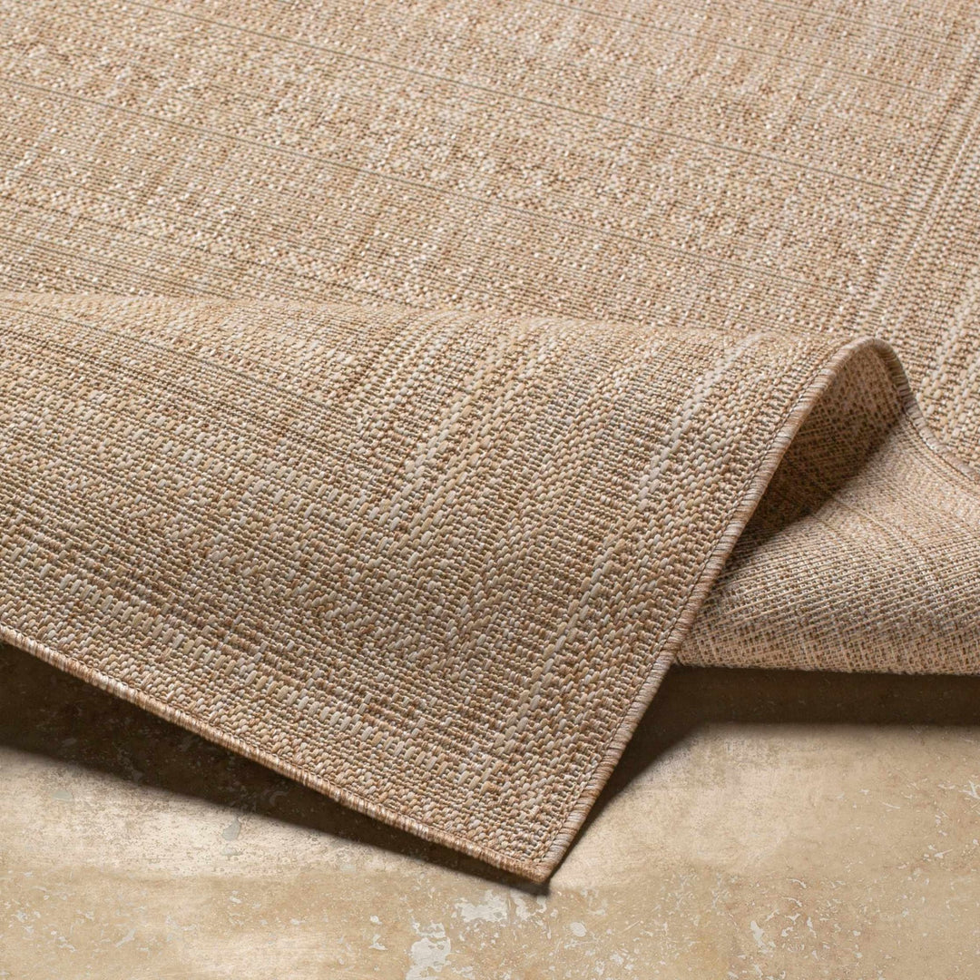 Tubajon Modern Geometrical Design Tan Outdoor Area Rug - The Rug Decor